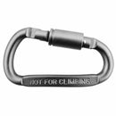6 pcs Aluminum Alloy D-ring Locking Carabiner Light but Strong