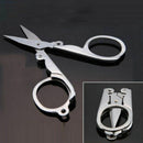 Mini Handy Pair of Folding Scissors Stainless Steel Travel Pocket Multi User 1PC