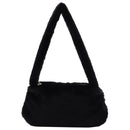 Animal Pattern Underarm Bag Women Mini Plush Shoulder Handbags Purse (2)