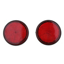 2x Replacement 2inch 55mm Round Reflectors Universal fits Motorbike ATV Dirt