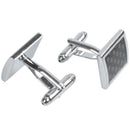 Jewelery Men's Cufflinks - Classic Square - Carbon Fiber - Alloy - Wedding  T8S4
