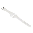 Adjustable Silicon Wristband Watch Band Strap for Polar FT4 FT7 FT White