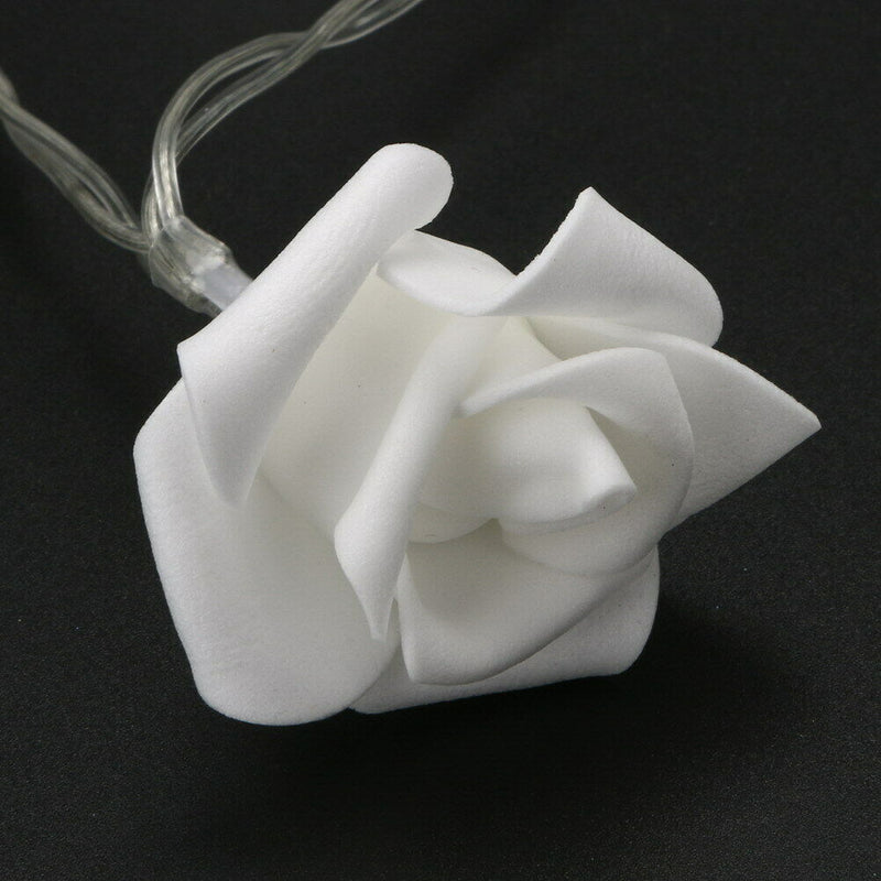 1.2M Rose Flower Fairy String Lights for Wedding Party Christmas (RGB)