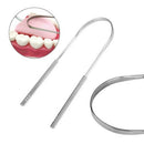 Stainless Steel Tongue Cleaner Scraper Oral Care Bad Breath Sweeper Health  A8L8