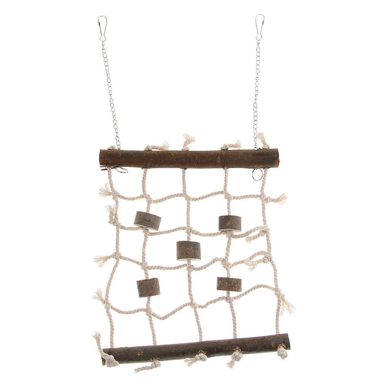 Bird Parrot Cockatoo Rope Net Swing Ladder Chew