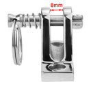 Stainless Steel Boat Top Quick Release Pin For Boat Yacht w/ (Install Screw)