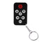 7 Keys Mini Universal TV Remote Control Keychain Television Set Controller