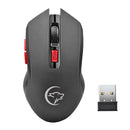 G817 2.4G Wireless Gaming Mouse 2400DPI 6 Buttons Optical Mice w/ USB Rece A