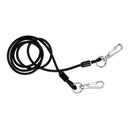 Security 100cm Coiled Paddle Leash Fishing Rod Tether For Kayak Canoe Boat
