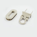 Metal Round Shape Clasp Turn Lock Twist Lock Handbag Bag Purse Hardware Buckle