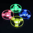 4 Pcs Outdoor Toys Kids Funny LED Light Flying Saucer Colorful Spin