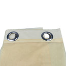 Light Yellow Eyelet Telylene Window Treatment Curtain Drape Valance 1x2.1M