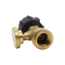 Propane Tank Brass Adapter w/ Pressure Meter Gauge BBQ Grill Gas x For LP 1 S6N6