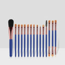 15pcs Makeup Brushes Kit Wood Handle Eyes Face Cosmetic Beauty Pens (189) A