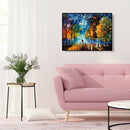 DIY Hand Painted Our Romance Canvas Oil Painting By Numbers Kit w/ Frame