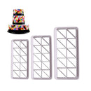 18pcs geometry fondant cookie cutter cake mold cake decorating tools bakewar Gw