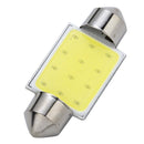 10x 12V Festoon 36mm COB LED Car Dome Door Light Reading License Bulbs White