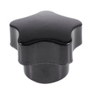 M6 Female Thread 32mm Star Shaped Head Clamping Nuts Knob 10 Pcs V5L4