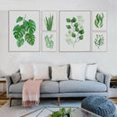 Eucalyptus Leaf Wall Art Painting Canvas Picture Nordic Style Home Decor M