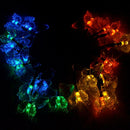 20LED Solar Power Colorful Butterfly Fairy String Light Wedding Party Decor
