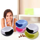 Creative Lazy Fruit Plate Double Layer Plastic Candy Seeds Peel Dish Storag S8W4