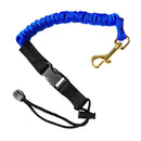 Nylon Paddle Leash Tie Rope Bungee Fishing Rod with Hook for Kayak Canoe