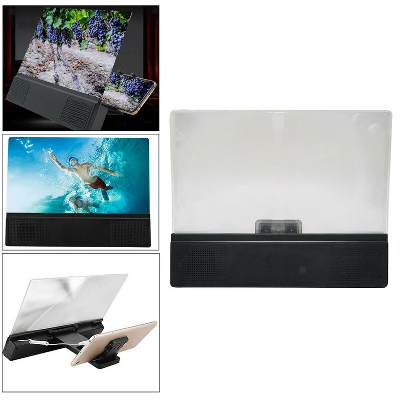 Portable 12" Smart Phone Screen Amplifier Phone Magnifying Screen Phone Accs