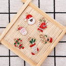 19 pcs Metal Alloy Mixed Christmas Charms Set Jewellery Pendants Decor Well B3C