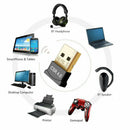 USB Bluetooth 4.0 Adapter Dongle CSR 4.0 Wireless Audio Receiver for PC