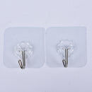Useful Strong Clear Suction Cup Sucker Wall Hooks Hanger For Kitchen Bathroom OZ