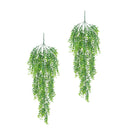 2xArtificial Eucalyptus Long Leaf Plants Greenery Foliage for Party Decor-1