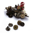 20 Kit Round Iron Bronze Magnetic Buttons for DIY Sewing Craft