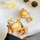 Silicone Cartoon Fairy Duck Pattern Protective Case Shockproof Cover for Airpods