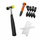 9 pcs Paintless Dent Removal Aluminum Tap Down Tool Tips 9 Heads for Paintl