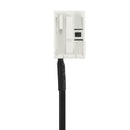 New 3.5mm 12 PIN Female Black AUX Audio Input Kit Adapter Music Cable Wire