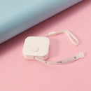 1.5m*7mm Candy Color Small Plastic Retractable Tape Measure School Office Supply