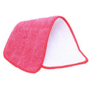 5X(Replacement fiber Washable Mop head Fit Flat Spray Mops Household Clean N9S4)