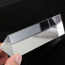 Optical Glass Triple Triangular Prism Physics Teaching Light Spectrum 9cm