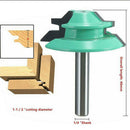 45 Degree 1/4'' Shank 1-1/2'' Small Lock Miter Router Bit Tenon Cutter Tools
