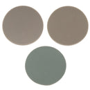 3 Pack 5Inch Sponge-Backed Hook&Loop Waterproof Sanding Discs Round Sanding