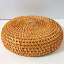 Woven Storage Basket Rattan Basket Desktop Storage Woven Basket Wicker Bask A5S3