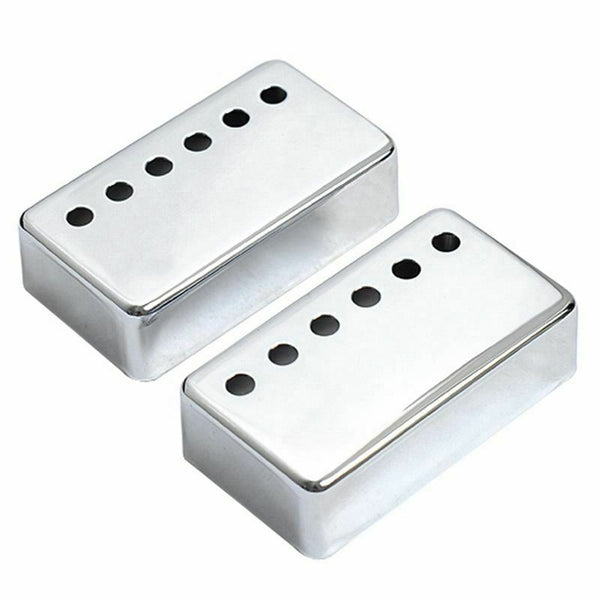 2x Humbucker Neck & Bridge Guitar Pickup Covers Chrome High Quality
