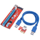 60cm 007S PCI-E Riser 1X 16X USB3.0 Adapter Card Cable Wire for BTC Miner