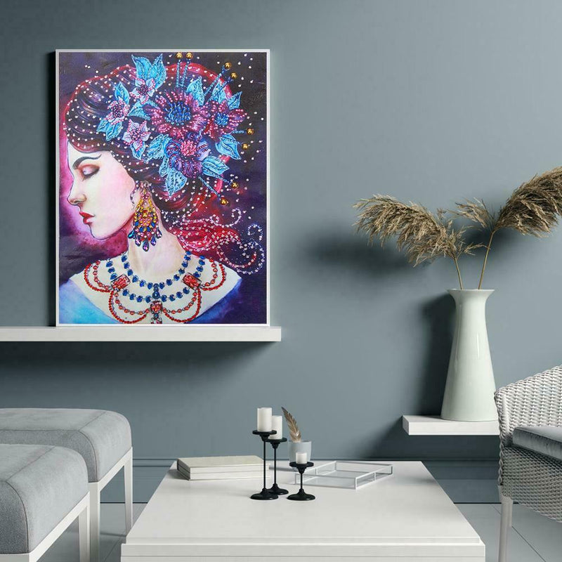 5D DIY Special Shaped Diamond Painting Beauty Cross Stitch Mosaic Craft Kit