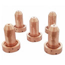 5pcs/set SL60/100 Copper Tellurium Plasma Cutting Cutter Tip Nozzles 9-8212
