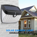 Solar LED Wall Light Waterproof Human Body Induction Courtyard Decor Lamp A