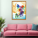 5D DIY Full Drill Diamond Painting Wolf with Wings Cross Stitch Mosaic Kit A