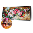 5D DIY Full Drill Diamond Painting Blooming Flowers Cross Stitch Mosaic Kit