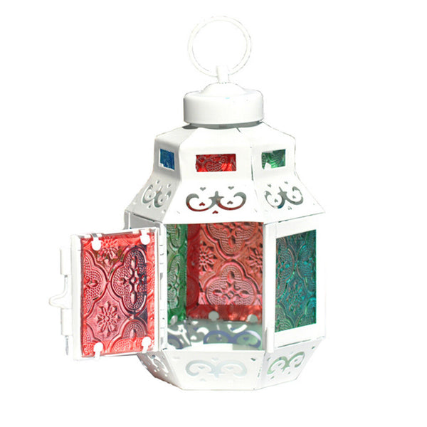 Morocco Style Hollow Candle Holder Tealight Lantern Candlestick Decor Crafts