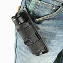 Portable Flashlight Pouch Holster Belt Carry Case Holder 360 Rotat with Deg Z8D3